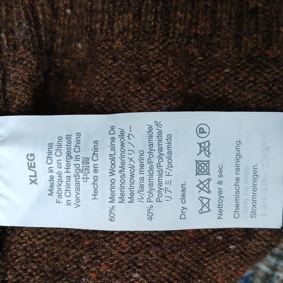 J Crew merino wool two-button shawl-collar pullover Size Xl - Picture 9 of 9